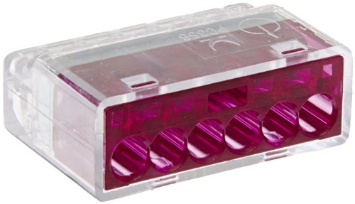 【中古】【未使用・未開封品】Easy-Twist Push-In Wire Connector, 6 Wires, Purple (Box of 50) by NSI 14,358円