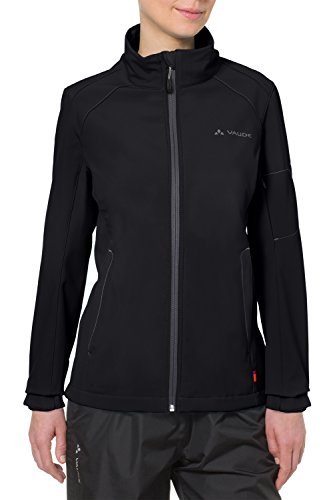 【中古】【未使用・未開封品】Vaude Cyclone IVソフトシェルジャケットレディースブラック