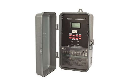 【中古】【未当て嵌める・未開封品】DZS Series Multipurpose Control 365/7 Day Advanced Time Switch, 120/208-240/277 VAC Timer Supply, 2 Channels, SPDT Dry Contact by \"TORK"