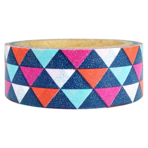 【中古】【未使用・未開封品】AllyDrew Colourful Patterns Japanese Washi Masking Tape - Multi-Colour Triangles
