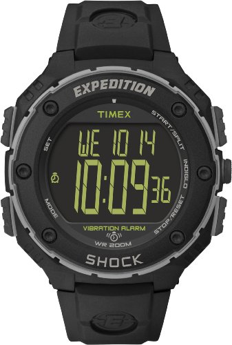 【中古】【未当て嵌める・未開封品】[メンズウォッチ]Timex Expedition Men\u0027s T49950 Watch with Black Dial Digital Display and Black Resin Strap[並行輸入品]