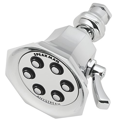 【中古】【未使用・未開封品】Speakman S-2255-E2 ヴィンテージ Anystream 調節可能 2.0 GPM ソリッドブラスシャワーヘッド 光沢クロム|AJIMURA-SHOP