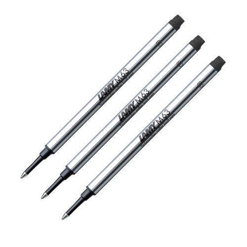 【中古】【未使用・未開封品】Lamy M63 ローラーボール リフィル ブラック x 3 (DB18559)|AJIMURA-SHOP