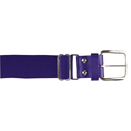 【中古】【未使用・未開封品】(Champro Leather Baseball Belt, Purple, 1-1/4\