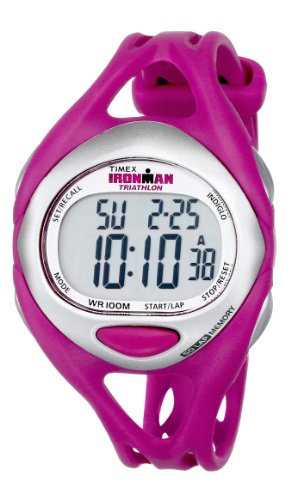 【中古】【未当て嵌める・未開封品】T5K759 Timex Ironman Sleek 50-Lap Watch - Fuschia