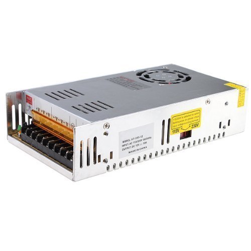 【中古】【未使用・未開封品】eTopxizu 12v 30a DC ユニバーサル制御スイッチング電源 360w CCTV、コンピュータプロジェクト、3Dプリンター用