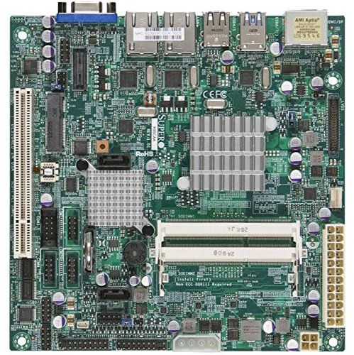 【中古】【未当て嵌める・未開封品】Supermicro お母さんゲーム盤 MBD-X9SCAA-B Atom N2800 NM10 DDR3 Mini-CI Express USB3.0 SATA VGA Mini-ITX 赤銅色ボックス席