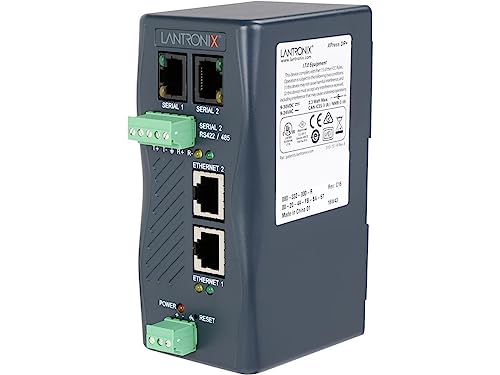 【中古】【未使用・未開封品】Lantronix Industrial Device Server XPress DR+ - Device server - 2 ports - 100Mb LAN, RS-232, RS-422, RS-485