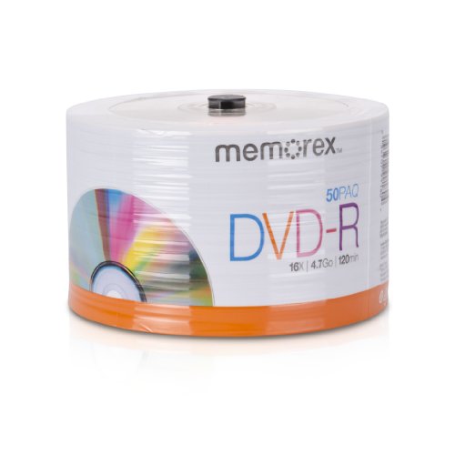 【中古】【未使用・未開封品】Memorex 32020031749 DVD-R 16x Eco Spindle ベースディスク 50枚パック｜AJIMURA-SHOP