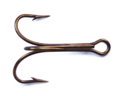 【中古】【未使用・未開封品】Mustad 3551クラシックTreble標準強度フック ブラウン その他-スポーツ・アウトドア