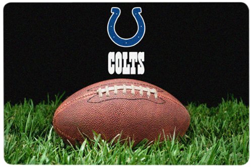 【中古】【未使用・未開封品】NFL Indianapolis Colts Classic Football Pet Bowl Mat, Large 14,757円
