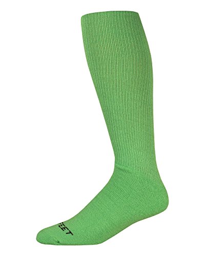 【中古】【未使用・未開封品】(Large, Neon Green) - Pro Feet Acrylic Multi-Sport Cushioned Tube Socks