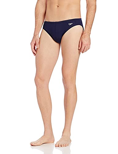 【中古】【未当て嵌める・未開封品】Speedo メンズ 相応うネス ソーラー 1in エクストラ 耐用年数 ライクラ ブリーフ 34 青色 水泳-メンズ競技水着