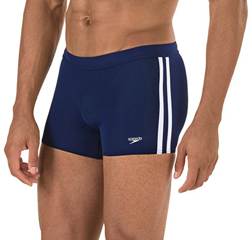 【中古】【未使用・未開封品】Speedo メンズ PowerFLEX Eco Shoreline スクエアレッグ水着 ブルー｜AJIMURA-SHOP