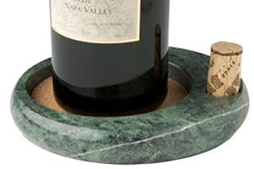 【中古】【未使用・未開封品】Green Marble Smooth Sommeliers Wine Bottle Coaster with Felt Base by Franmara [並行輸入品]｜AJIMURA-SHOP