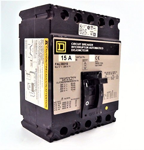 【中古】【未使用・未開封品】Schneider Electric Molded Case回路遮断器600-volt 15-amp fal36015?600?V 15?A