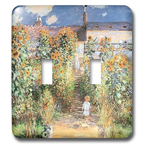 【中古】【未使用・未開封品】3drose ( LSP _ 126588?_ 2?) The Artists Garden at Vetheuil byクロードモネ、1880ダブル切り替えスイッチ｜AJIMURA-SHOP