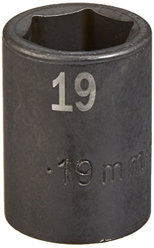 【中古】【未使用・未開封品】SK Hand Tool 34069 0.5 in. Drive, 6-Point Standard Metric Impact Socket - 19 Mm