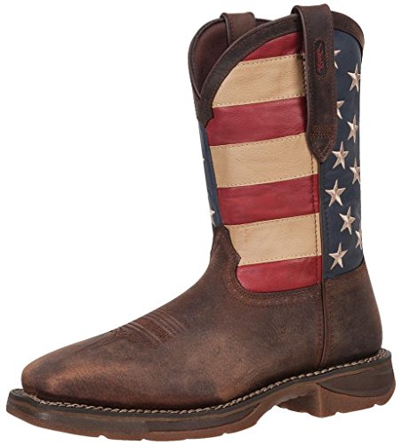 【中古】【未当て嵌める・未開封品】[Durango] Men\u0027s DB020 Western Boot, Dark Brown/Union Flag, 10 M US