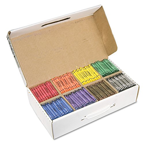【中古】【未当て嵌める・未開封品】Prang 大豆クレヨン 8色 各100本 800本/カートン