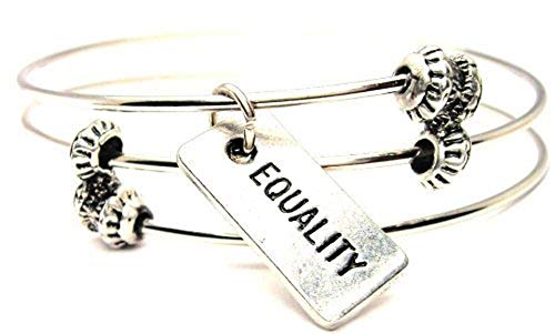 【中古】【未使用・未開封品】ChubbyChicoCharms Equality Expandable Wire Tripleスタイルバングルブレスレット、2.5?"｜AJIMURA-SHOP