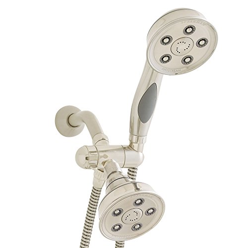 【中古】【未当てはめる・未開封品】Anystream Caspian Diverter Shower Head with Hand Shower Finish: Brushed Nickel by Speakman