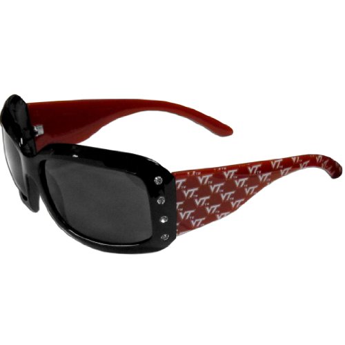 【中古】【未当て嵌める・未開封品】Siskiyou Sports CSG61W Virginia Tech Designer Sunglasses with Rhinestones