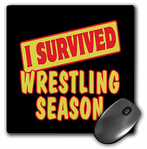 【中古】【未使用・未開封品】3drose I Survived Wrestling SeasonスポーツファンSurvival Pride andユーモアデザインマウスパッド( MP _ 118482?_ 1?)