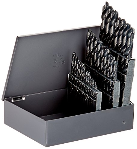 【中古】【未使用・未開封品】Chicago Latrobe 45640 150ASP Heavy Duty Jobber Length Drill Set, 135 Degree, Steam Oxide, 29 Piece by Chicago Latrobe|AJIMURA-SHOP