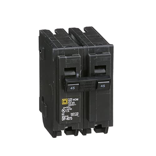 【中古】【未当て嵌める・未開封品】Square D by Schneider Electric hom245cp Homeline 45-amp two-pole電気回路ブレーカー