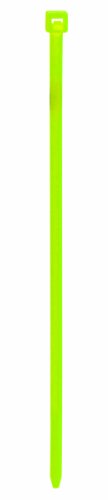 【中古】【未使用・未開封品】Aviditi CT433G Nylon Cable Tie, 5-1/2 Length x 0.14 Width, Fluorescent Green (Case of 1000) by Aviditi