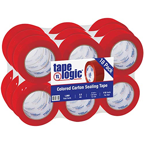 【中古】【未当てはめる・未開封品】磁気テープLogic t90222r18pkポリプロピレン剪断応力Sensitiveカートンシーリングテープ、2.2厚Mil、110yd長X 2?\