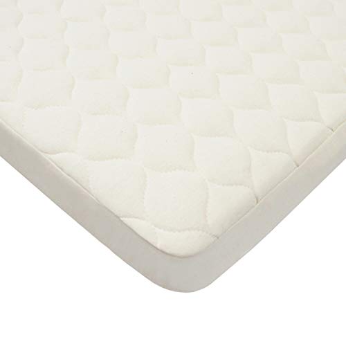 【中古】【未当て嵌める・未開封品】American Baby Company Organic Cotton Quilted Pack n Play Size Fitted Mattress Pad Cover, Natural [並行輸入品]
