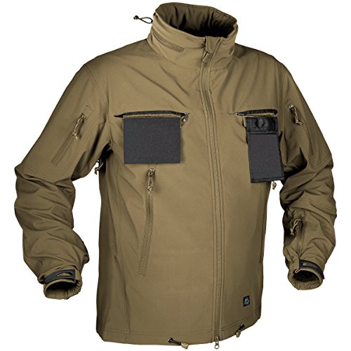 【中古】【未使用・未開封品】Helikon CougarソフトシェルWindblockerジャケットコヨーテ US サイズ: 3L カラー: ブラウン