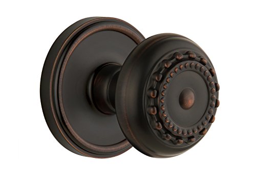 【中古】【未使用・未開封品】Grandeur Georgetown Rosette with Parthenonノブ、プライバシー???2.375インチ、Timelessブロンズ|AJIMURA-SHOP