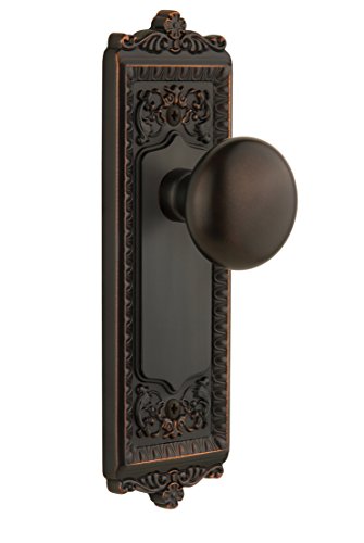【中古】【未使用・未開封品】Grandeurウィンザープレートwith Fifth Avenueノブ、プライバシー???2.375インチ、Timelessブロンズ