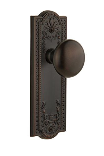 【中古】【未使用・未開封品】Grandeur パルテノンプレート Fifth Avenueノブ付き ダブルダミー タイムレスブロンズ｜AJIMURA-SHOP