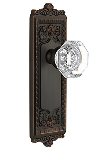 【中古】【未使用・未開封品】Grandeurウィンザープレートwithシャンボールクリスタルノブ、シングルダミー、Timelessブロンズ|AJIMURA-SHOP
