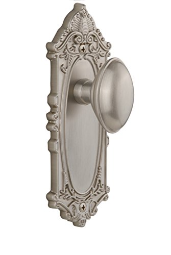 【中古】【未当て嵌める・未開封品】Grandeur Grande Victorian Plate エデンプレーリーノブ付き添い人 非公開 - 2.37in 繻子Ｎｉ