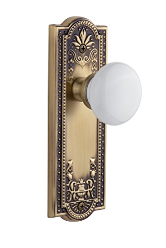 【中古】【未使用・未開封品】Grandeur Parthenonプレートwith Hyde Parkノブ、プライバシー???2.375インチ、ビンテージ真鍮