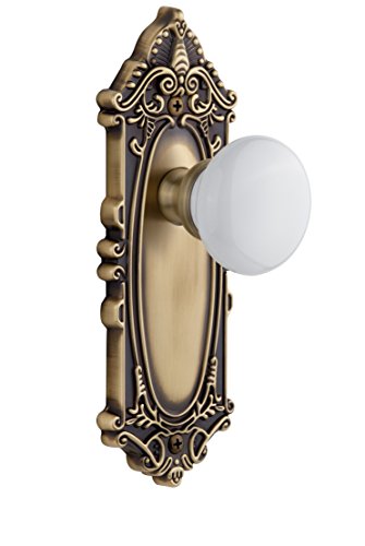 【中古】【未使用・未開封品】Grandeur Grande Victorianプレートwith Hyde Parkノブ、Passage???2.375インチ、ビンテージ真鍮
