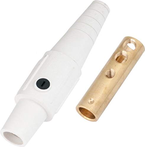 【中古】【未使用・未開封品】Marinco CLS40FB-B CLS Cam Type, Series 16 Inline, Single Pin Connector, 400 Amp, 600 Volt, 2/0 - 4/0 AWG, Female - White (B) by Marinco｜AJIMURA-SHOP