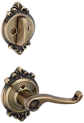 【中古】【未使用・未開封品】Schlage f94-fla-brk-rh Flair Right Handedダミー内部パックwithデッドボルトCove、 F94-FLA-BRK-RH 1｜AJIMURA-SHOP