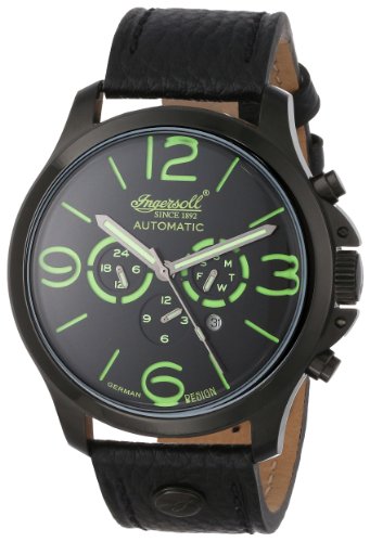 【中古】【未使用・未開封品】Ingersoll Men 's in1503bkgrトーテムAnalog Display Automatic Self Wind Black Watch|AJIMURA-SHOP