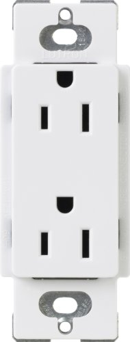 【中古】【未当て嵌める・未開封品】Lutron Claro 15-amp Tamper Resistantレセプタクル CARS-15-TR-WH 1