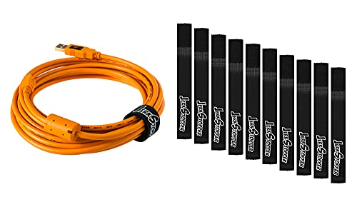 【中古】【未当て嵌める・未開封品】スターターテザリングキット TetherPro USB 2.0 - Mini-B 5いの一番有線テレビ付き添い人 15フート (4.6m) 高視認性 オレンジ色