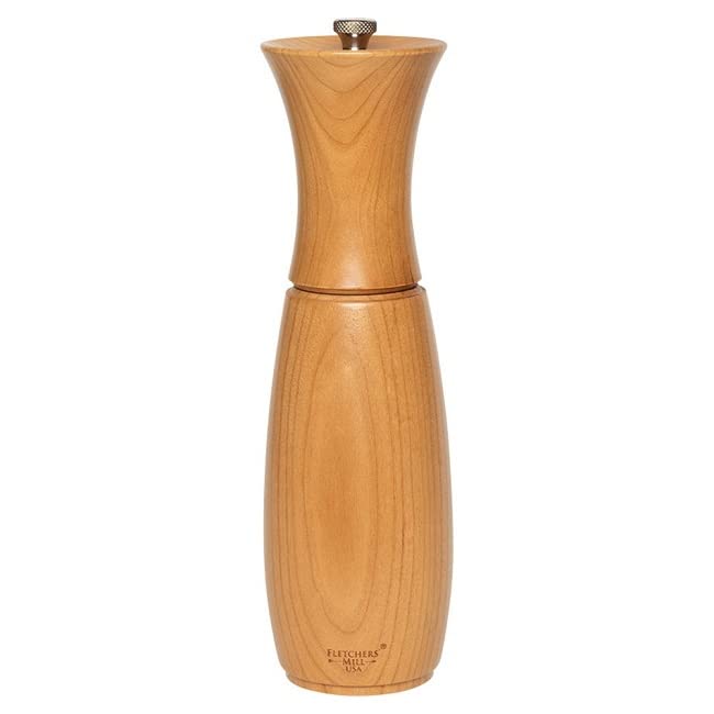 【中古】【未当て嵌める・未開封品】Fletchers\u0027 Mill Border Grill Pepper Mill, Cherry - 8 Inch by Fletchers Mill