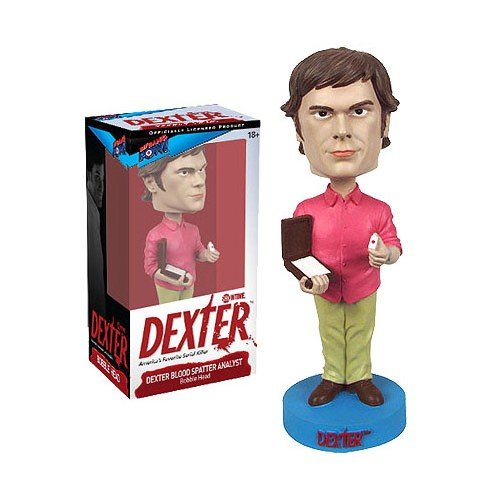 【中古】【未使用・未開封品】Bif Bang Pow - Bobble Head Dexter - Spatter Analyst 18cm SDCC 2013 - 0814826015632