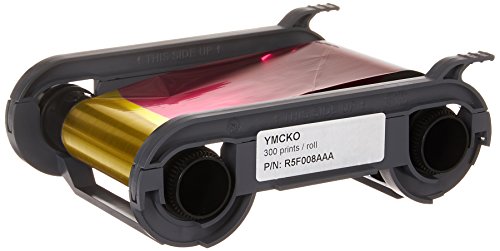 【中古】【未使用・未開封品】Evolis YMCKO カラーリボン R5F008AAA Primacyカードプリンタ用互換リボン 300枚プリント/1ロール 消耗品