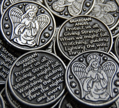 【中古】【未使用・未開封品】Set of 10 Guardian Angel Pocket Token Coins by Before & After, LLC